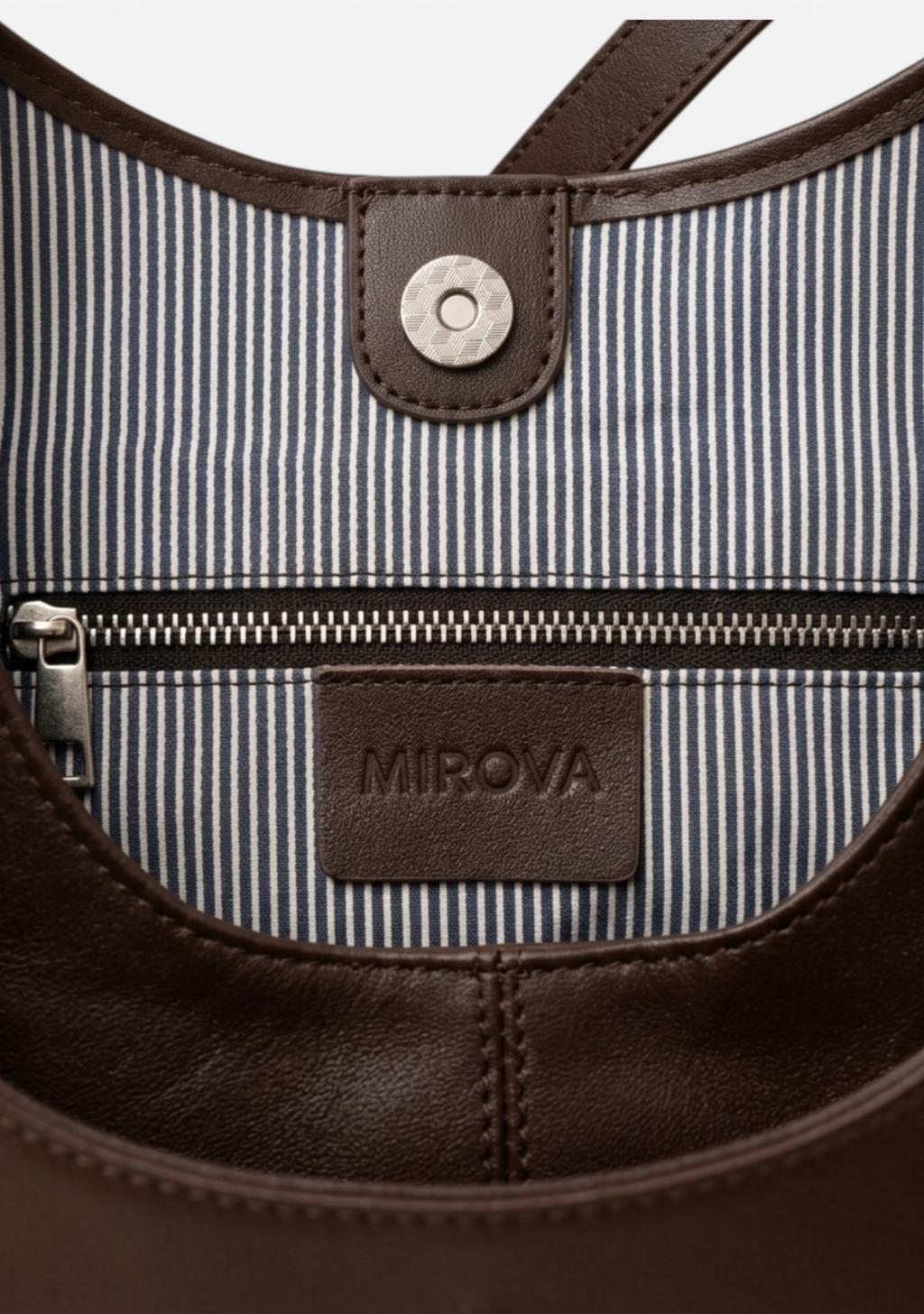 SLOANE - Chocolate Brown Hobo Bag