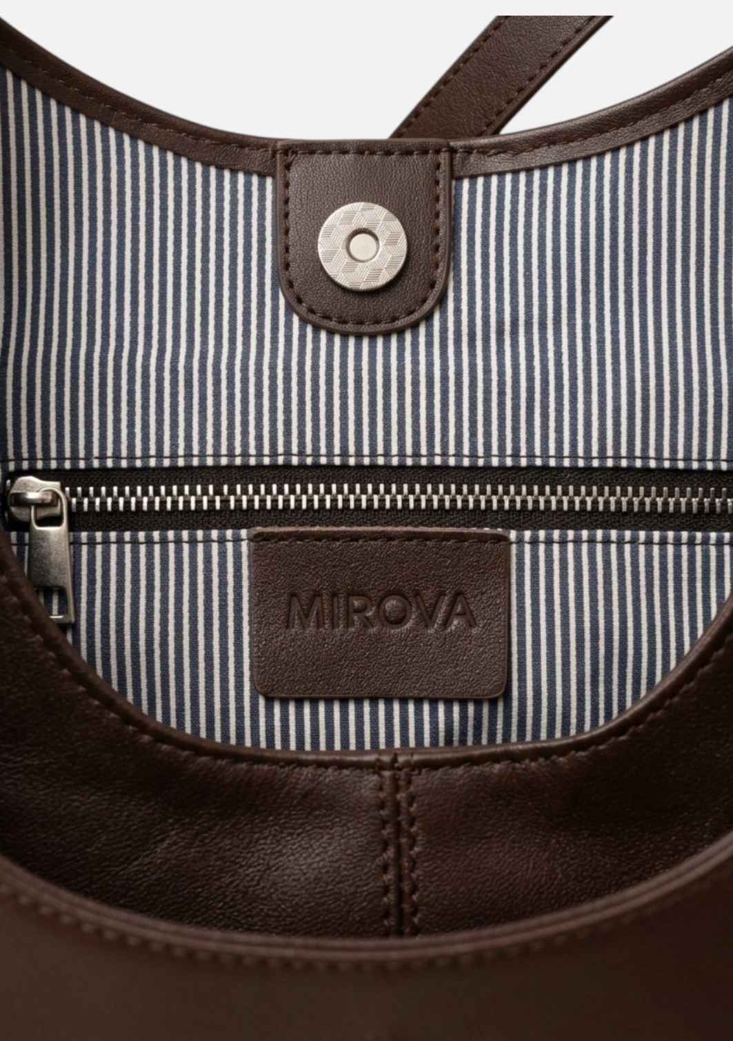 SLOANE - Chocolate Brown Hobo Bag