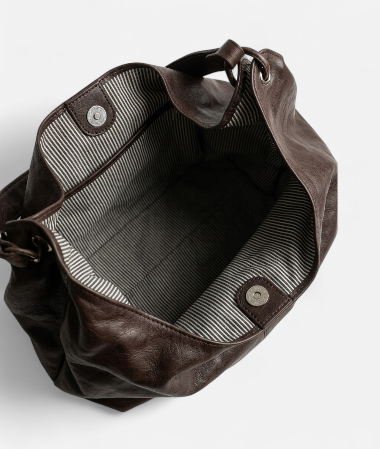 SLOANE - Chocolate Brown Hobo Bag