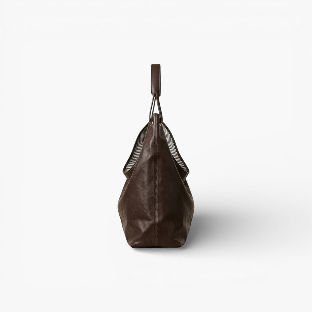 SLOANE - Chocolate Brown Hobo Bag